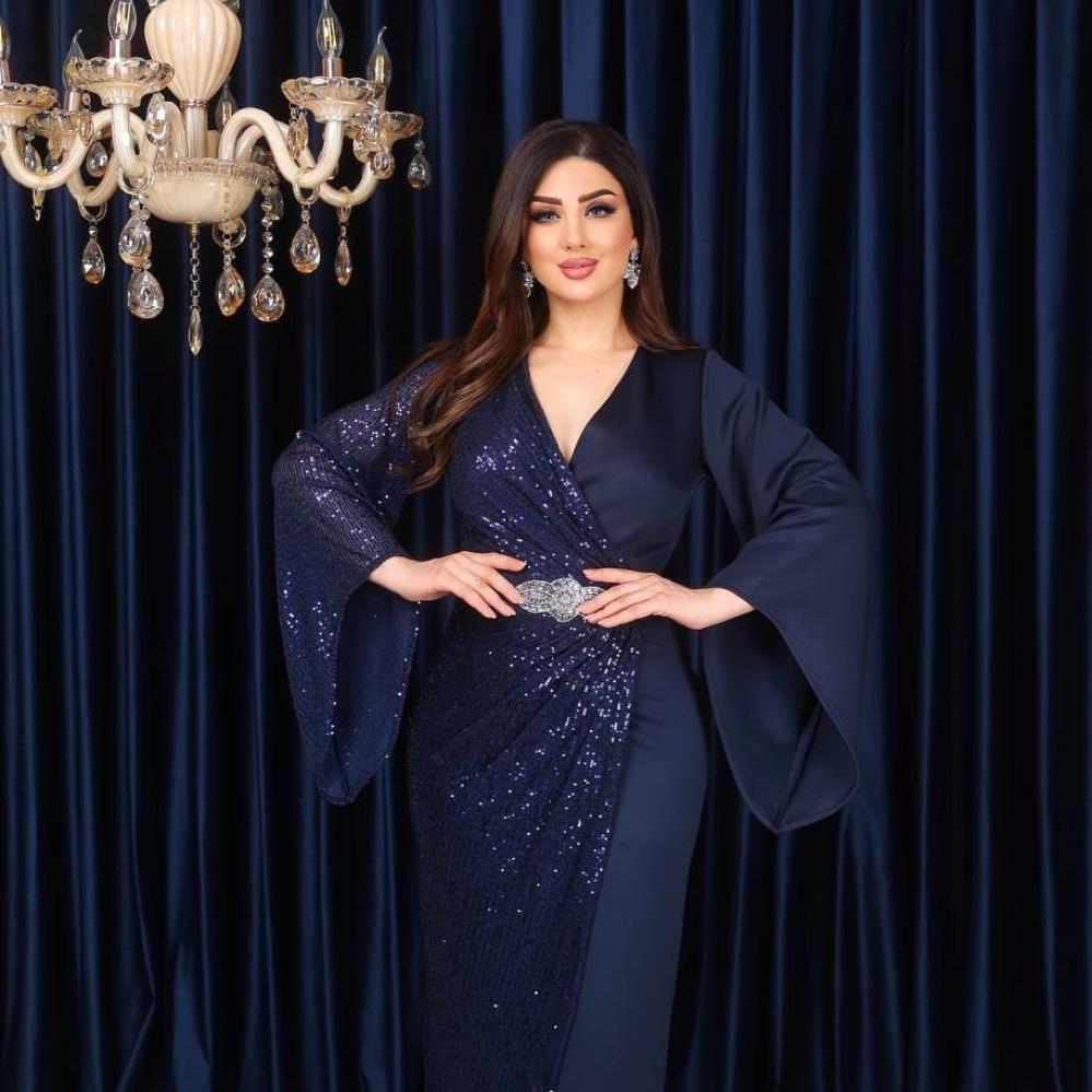 فستان "سحر الأمسية" (كحلي)