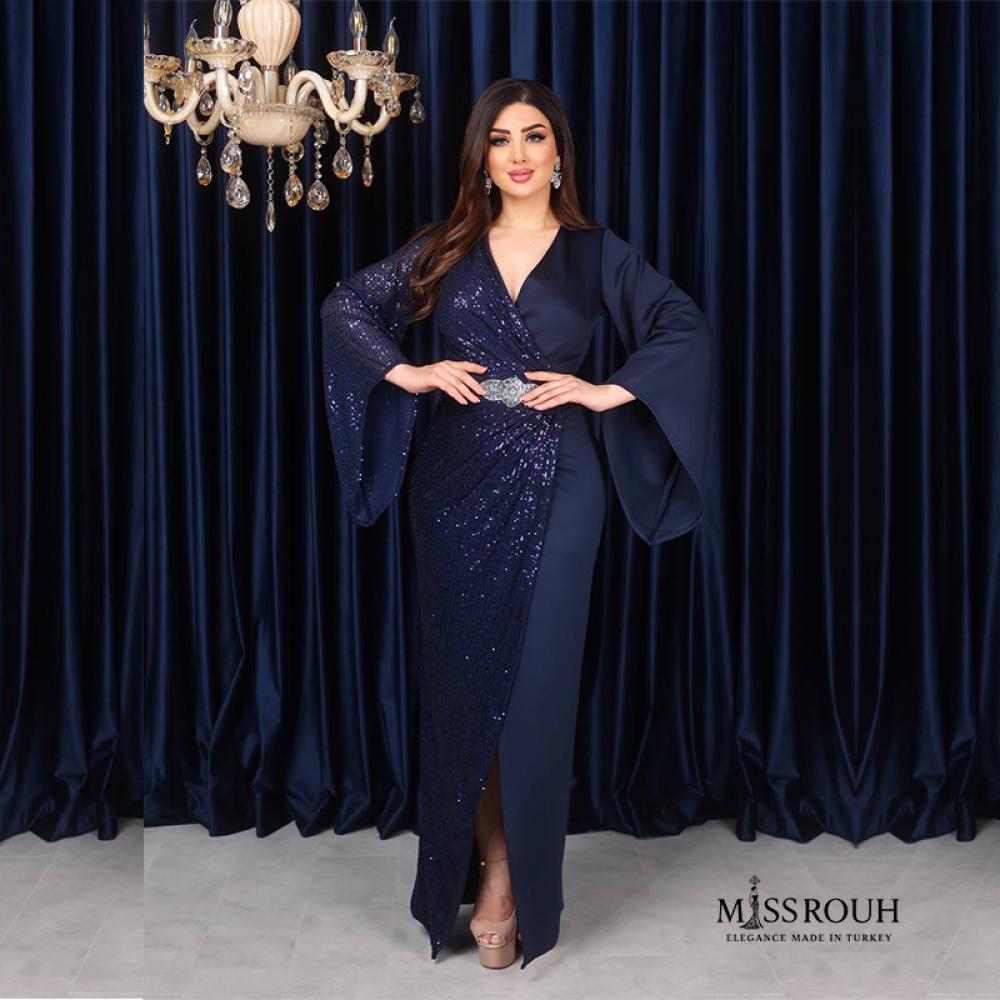 فستان "سحر الأمسية" (كحلي)