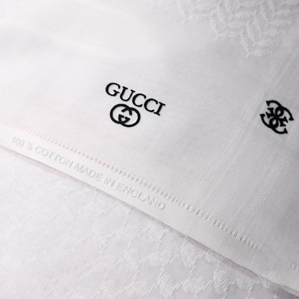 شماغ قوتشي الأبيض صناعة إنجليزية من قطن طبيعي 100