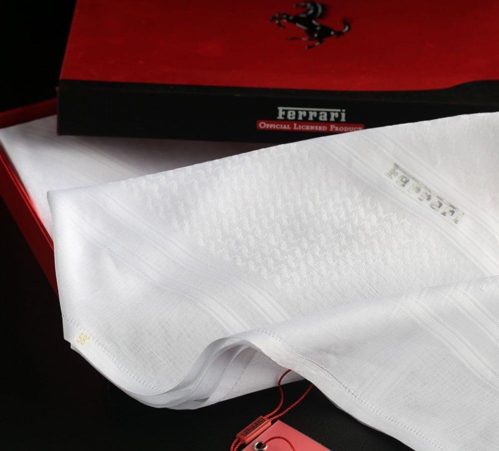 شماغ فيراري الابيض