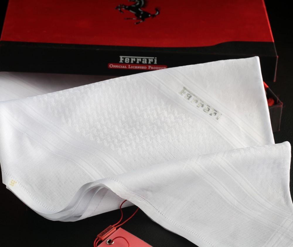 شماغ فيراري الابيض