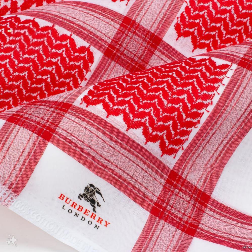 شماغ بربري لندن احمر 2024