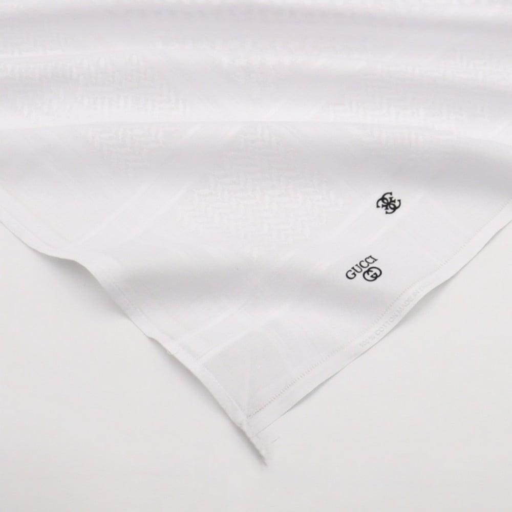 شماغ قوتشي الأبيض صناعة إنجليزية من قطن طبيعي 100