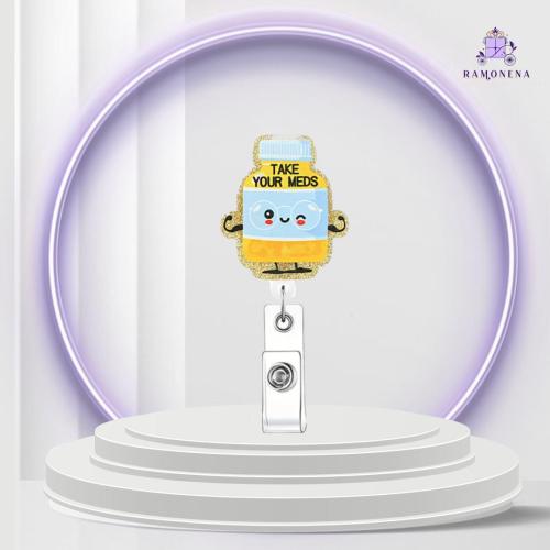 حامل بطاقة العمل علبة دواء