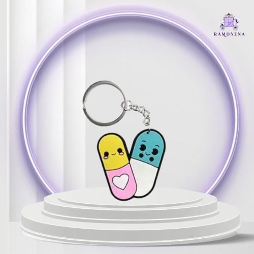 ميدالية مفاتيح -كبسولتين