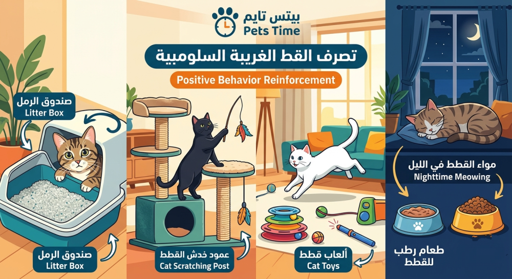 تفسير حركات القطط