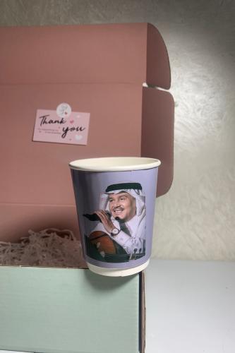 كوب الفنان محمد عبده الرمادي