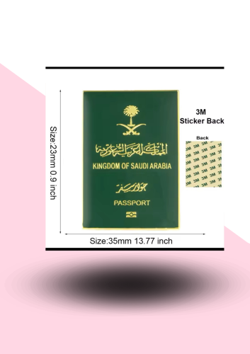 استيكر معدني جواز سفر