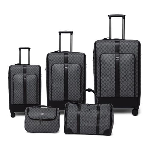 حقائب جلد 5 قطع GD (Grey)
