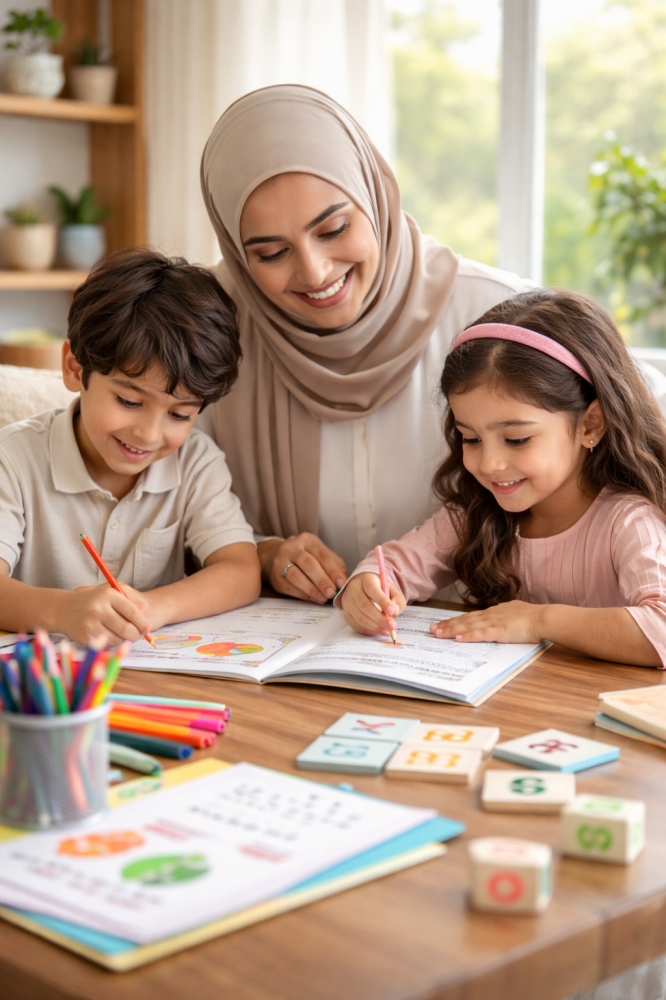 تأسيس الطفل قبل المدرسة بأسلوب تعليمي ممتع من المنزل