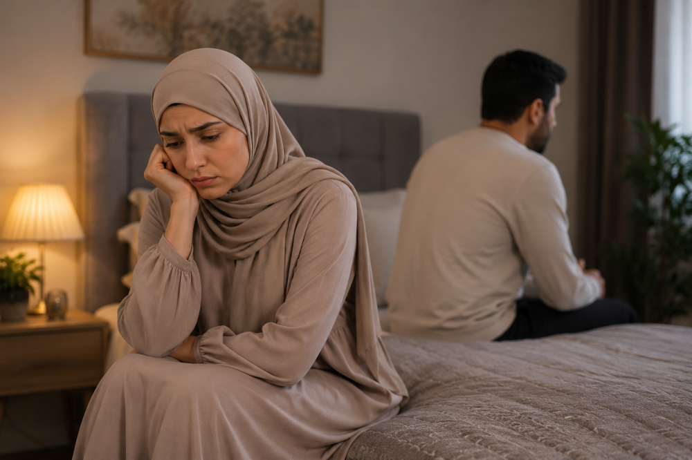 زوجان يواجهان فتورًا زوجيًا وتسعى الزوجة لفهم السبب