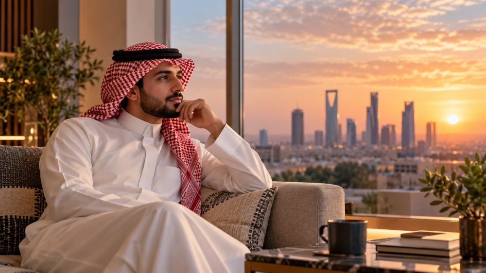 شخص يتأمل مشاعره بهدوء قبل اختيار رد فعله