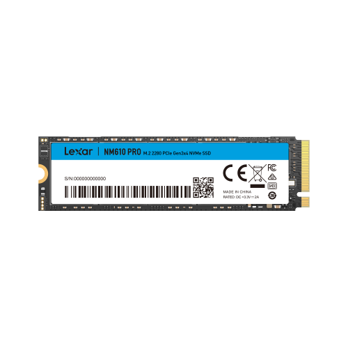Lexar® NM610PRO M.2 2280 PCIe Gen3x4 NVMe SSD