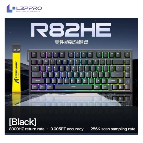 ATTACK SHARK R82 HE لوحة مفاتيح ميكانيكية