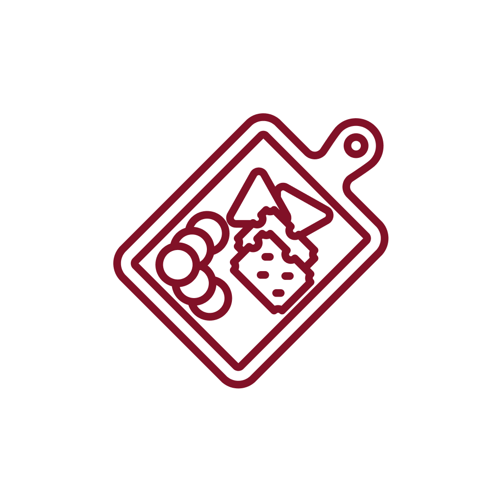 الواح الجبن والضيافة