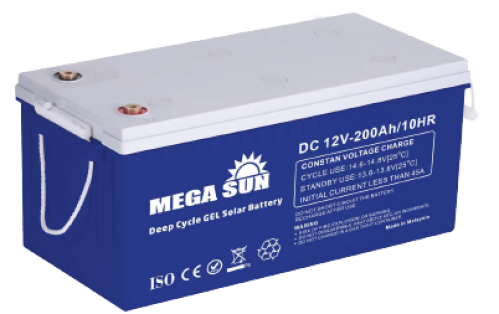 بطارية جافة جل للطاقة الشمسية MEGASUN 200A (12V 20...