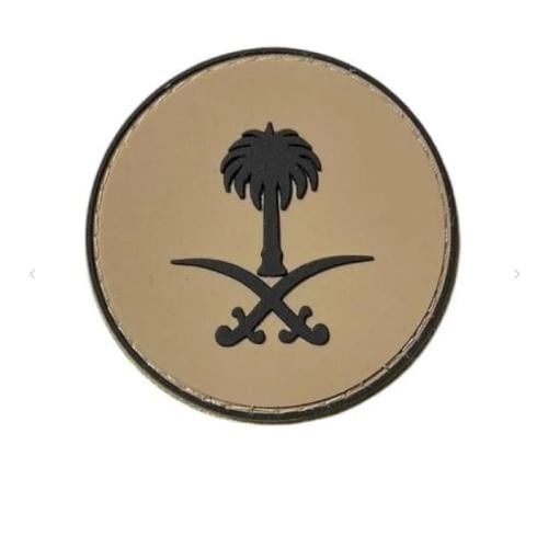 شعار سيفين ونخلة دائري PVC