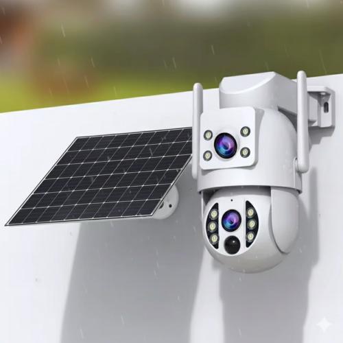 كاميرات طاقة شمسية واي فاي بعدستين