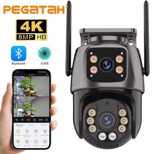 كاميرات مراقبة واي فاي - عدستين بدقة 8mp