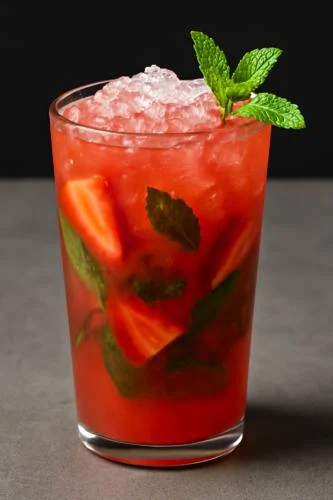 موهيتو بالفراولة - Strawberry Mojito