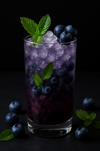 موهيتو التوت الأزرق - Blueberry Mojito