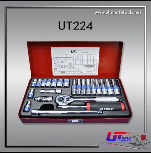 طقم عده 23 قطعه 1/4 UTtools