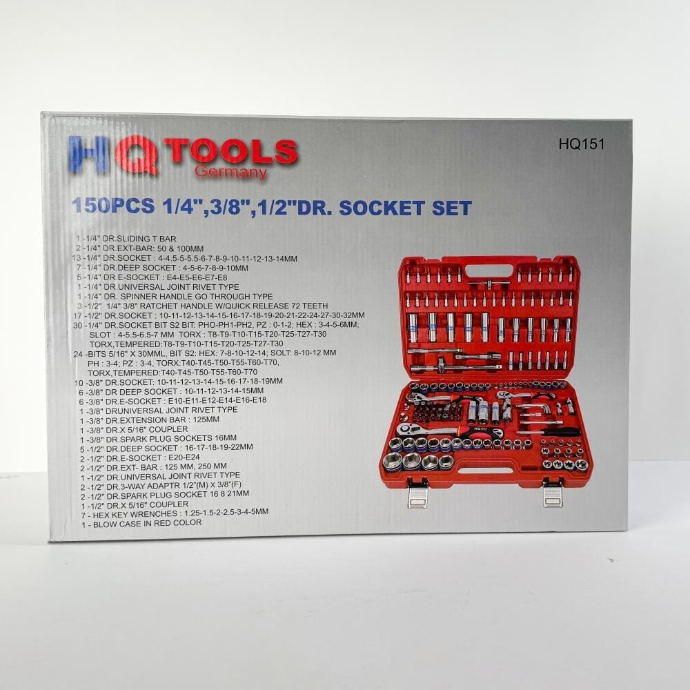 طقم عدة 150 قطعة HQ TOOLS