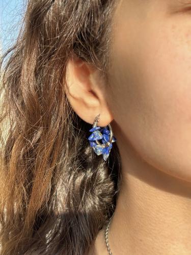 Lapis lazuli Earing