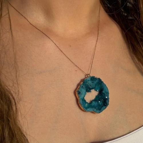 Blue Quartz Pendant