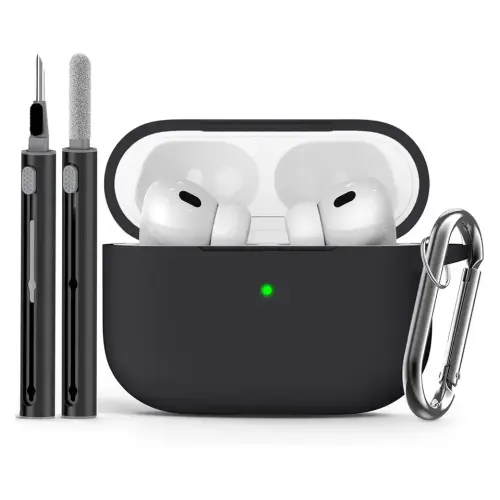 غطاء حافظة AirPods Pro مع مجموعة منظف