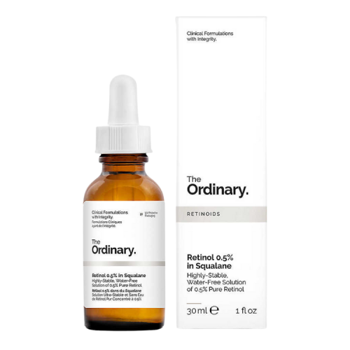 ذا اورديناري محلول ريتنول نقي 0.5% ان اسكوالين 30 مل