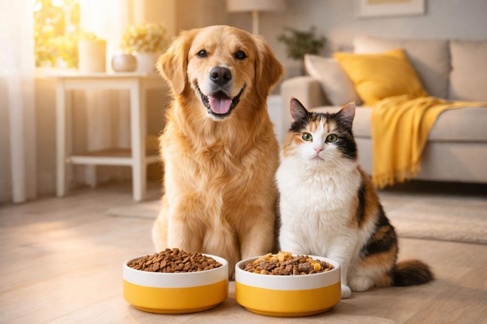كيف تختار الطعام المناسب لقطتك أو كلبك؟