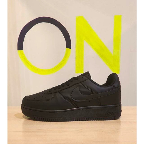 (Air-bb) Nike Air Force 1 Black