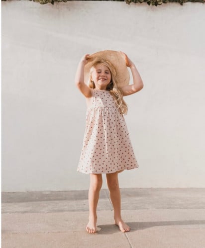 STRAWBERRY COTTON DRESS