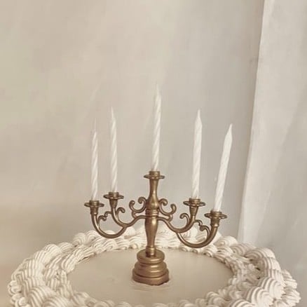 ‏Candle Holder Design Cake