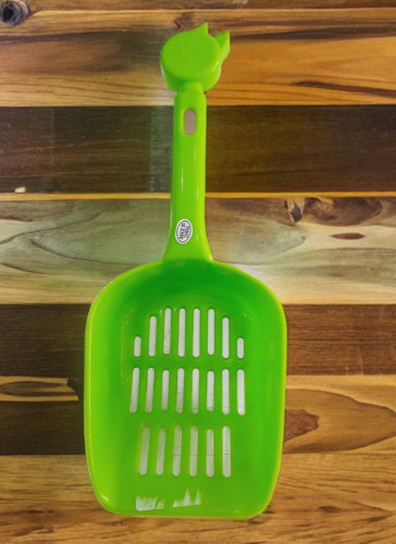 ملعقة تنظيف رمل القطط