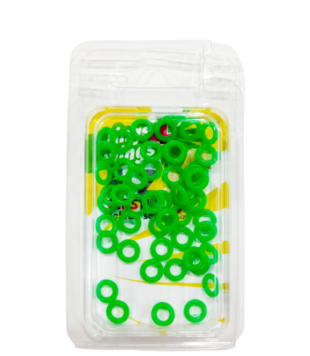 حجول مطاط مقاس 4.5مم R4W لون اخضر