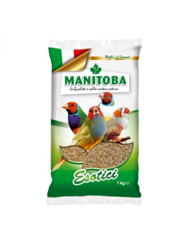 اكل لطيور الزيبرا فنش 1-كيلو Manitoba