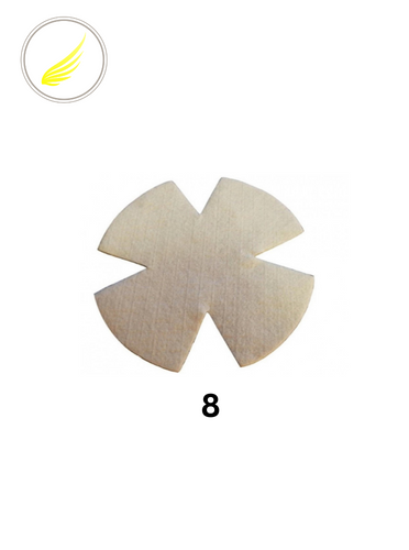 لباد للعش ابيض ايطالي ( SISAL ) مقاس 8