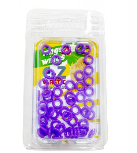 حجول مطاط مقاس 3مم R4W لون بنفسجي