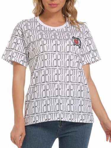 تيشيرت أبيض و أسود