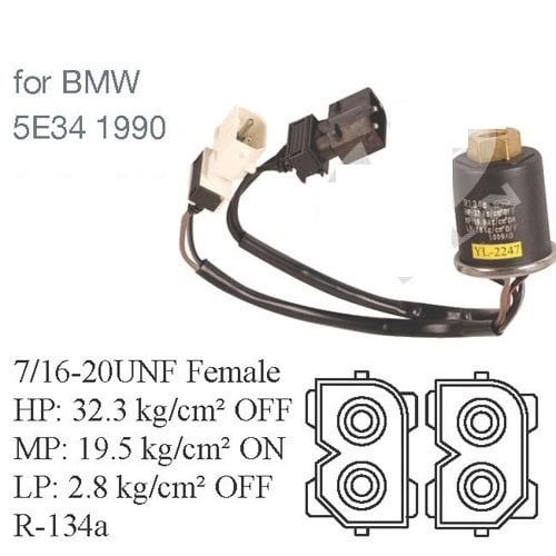 11460W# حساس برشر سوتش بي ام دبليو / PRESSURE SWITCH FOR BMW E34 X5 1990