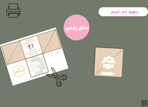 مطوية آداب المزاح والكلام _ثالث ابتدائي ( pdf) رقم...