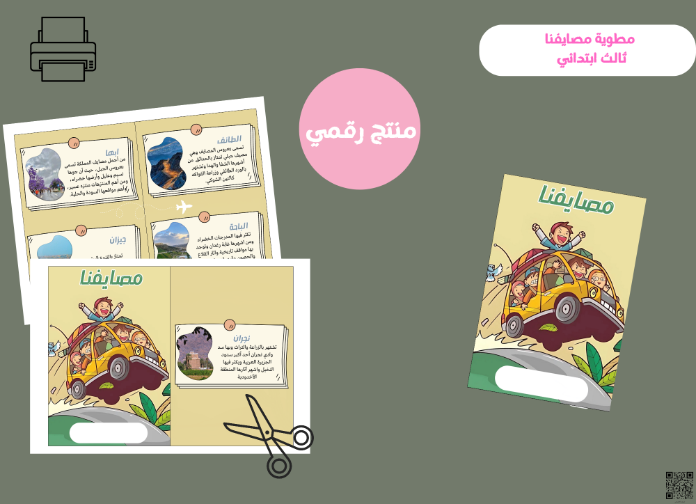 مطوية مصايفنا - ثالث ابتدائي pdf