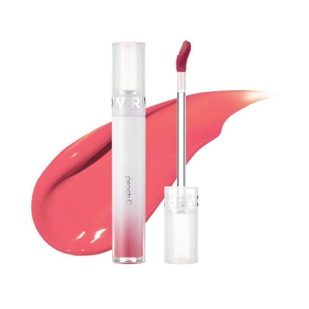 Tint and Korean lip balm in apricot