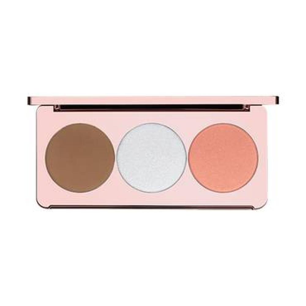 Bluffer Let Me Stay Trio Highlighter Palette 02