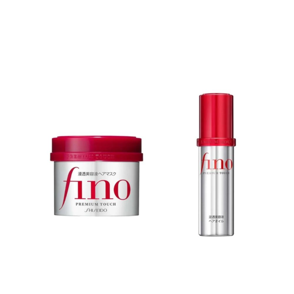Fino set for treating and strengthening damaged and split hair