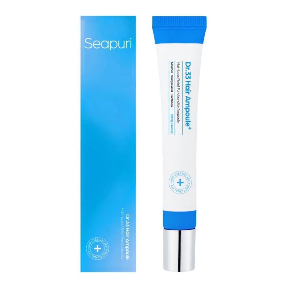 معالج سيبوري لإنبات الفراغات ومنع تساقط الشعر Seapuri الدكتور. 33 أمبولة شعر 20 مل SEAPURI Dr. 33 Hair Ampoule امبو