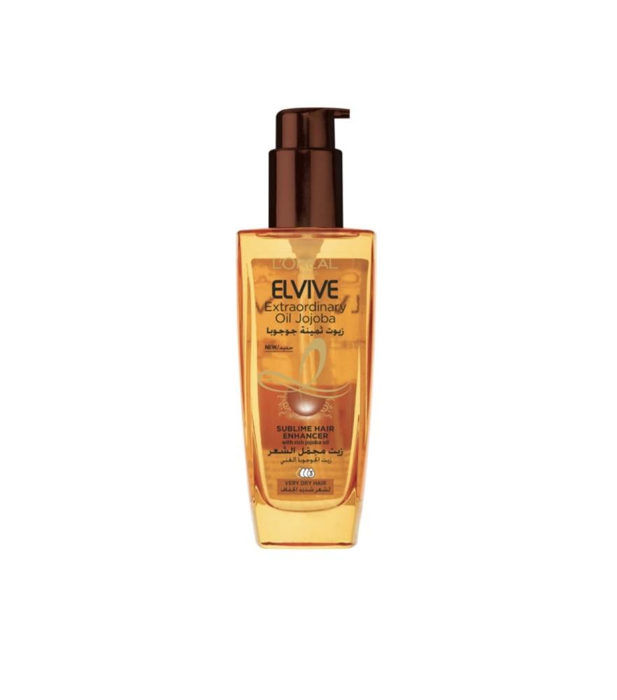 لوريال زيت الفيف اكسترا اورديناري بزيت الجوجوبا الذهبي للشعر شديد الجفاف 100ml