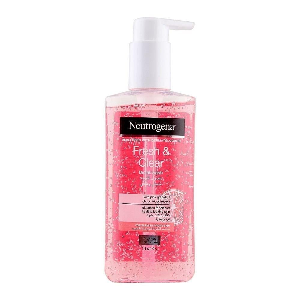 Neutrogena Pink Grapefruit Facial Wash for Acne Prone Skin 200ml